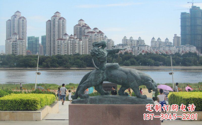 宁波中领雕塑:大型铜雕狮子,令您的景观更加出彩!