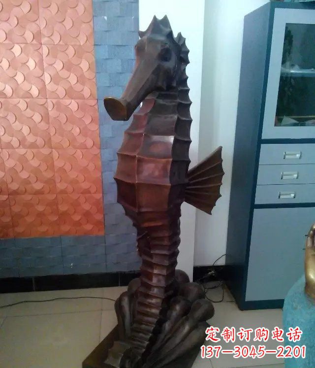 宁波海马铸铜动物铜雕