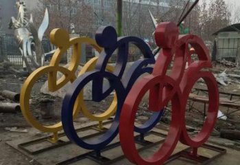 宁波中领雕塑推出的自行车雕塑是一件别具一格的…