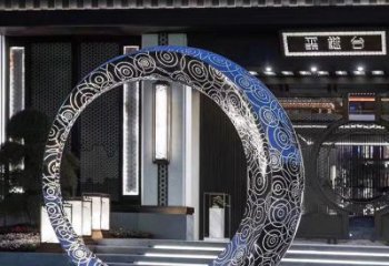 宁波精致圆环喷泉雕塑陪伴你的绿色城市