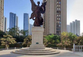 宁波中领雕塑：精致的女神铜雕