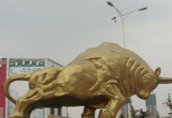 宁波拓荒牛铜雕塑-充满历史气息的精美雕塑