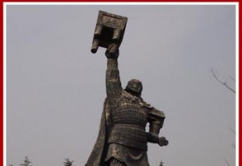 宁波铜雕威武将军雕塑，雕刻极致端庄风采