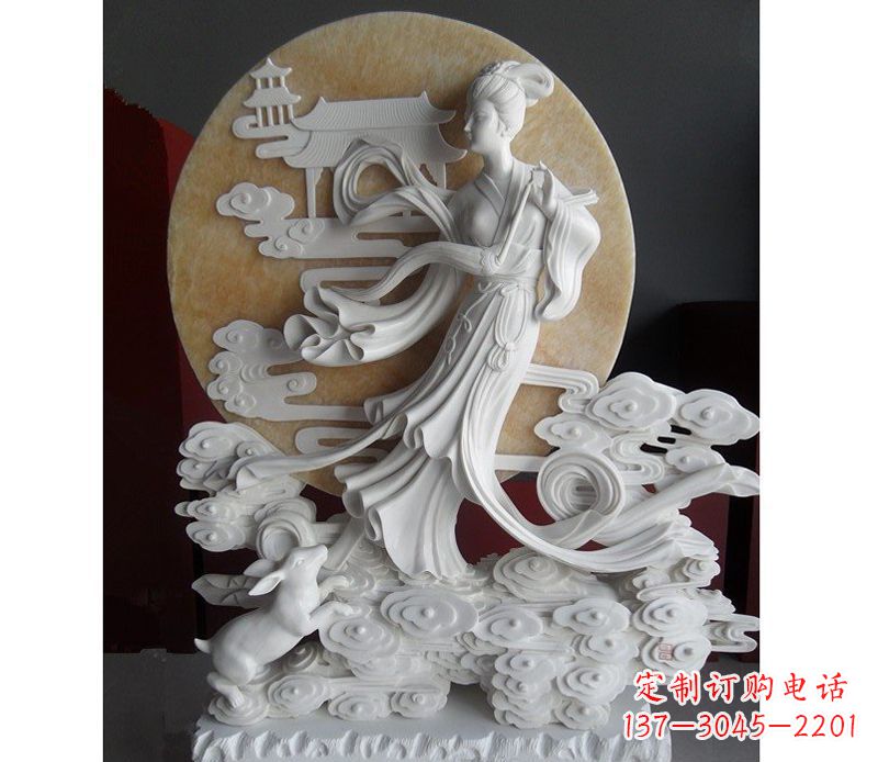 宁波汉白玉雕塑,传承神话传奇