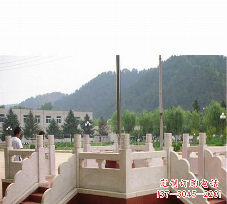 宁波汉白玉国旗台雕塑