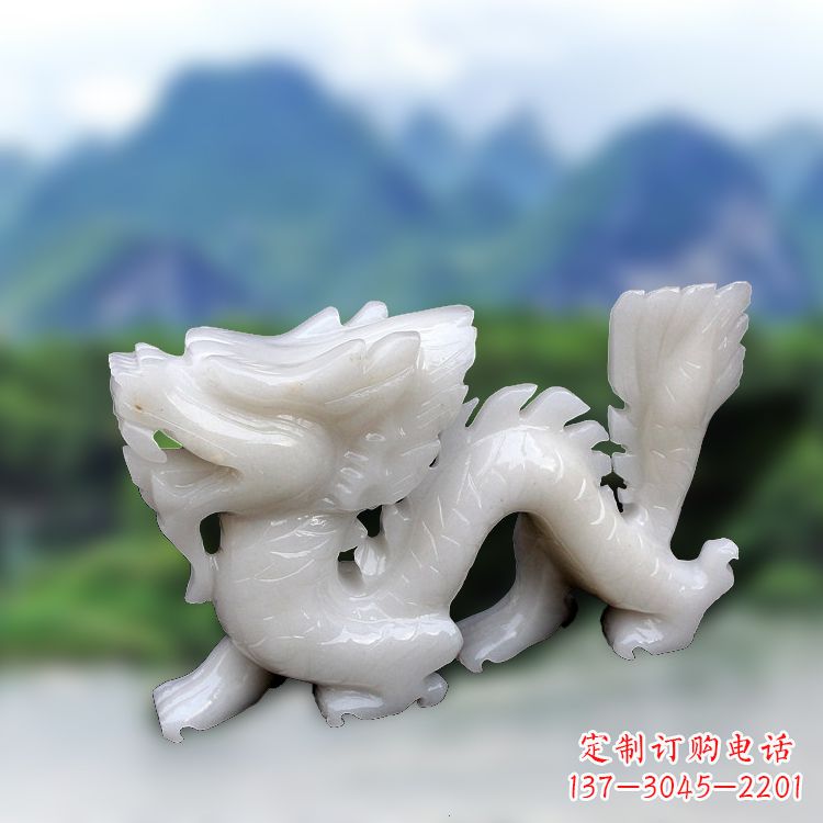 宁波汉白玉龙雕塑饱含着中国传统文化的气息，是…