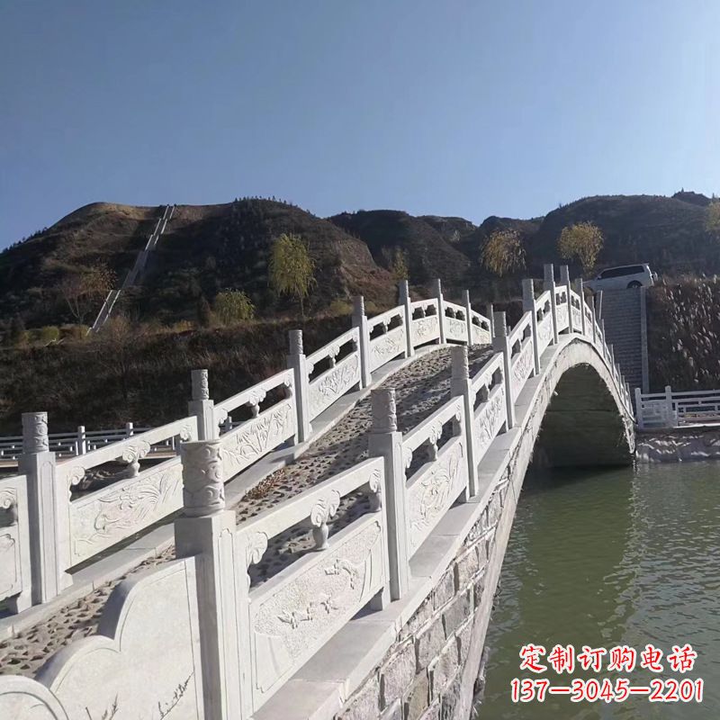 宁波汉白玉路桥石栏杆雕塑