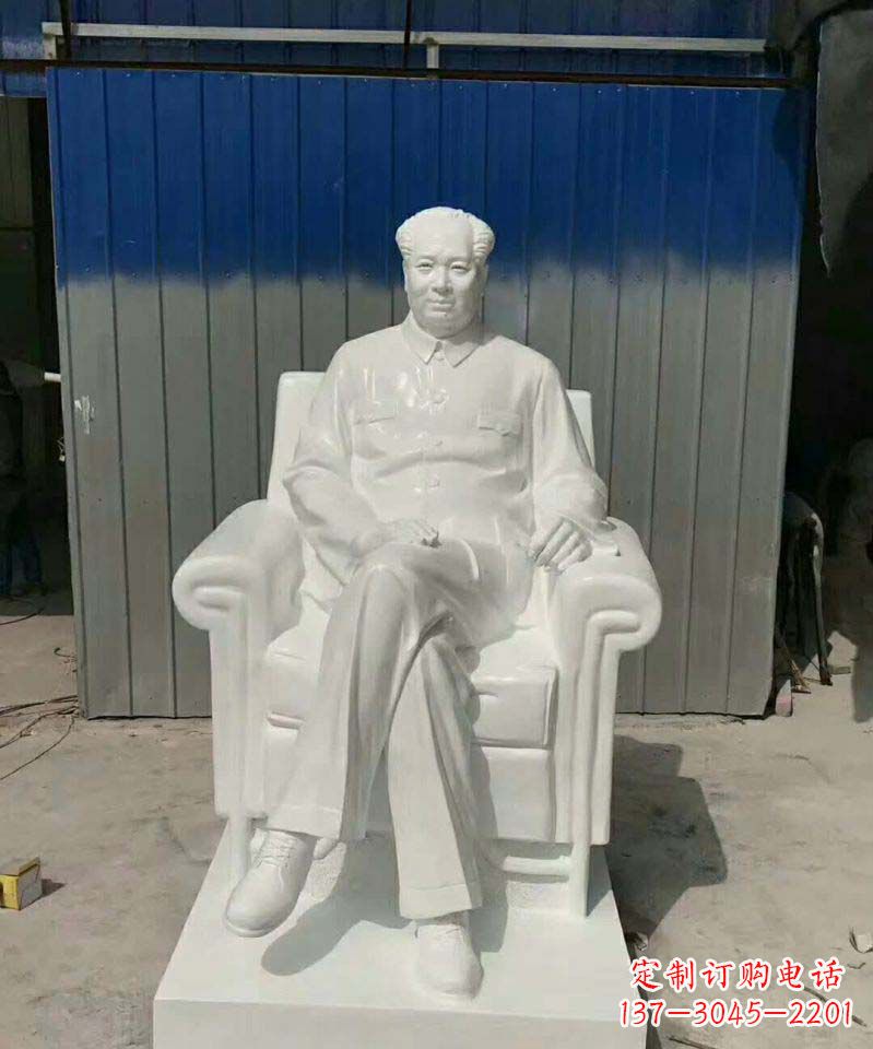 宁波汉白玉毛主席石雕