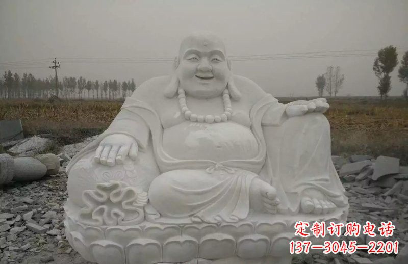 宁波质感非凡的汉白玉弥勒佛雕塑