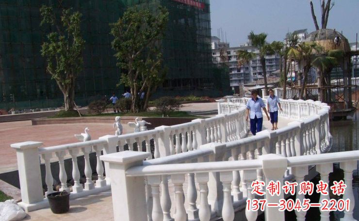 宁波汉白玉欧式栏杆雕塑