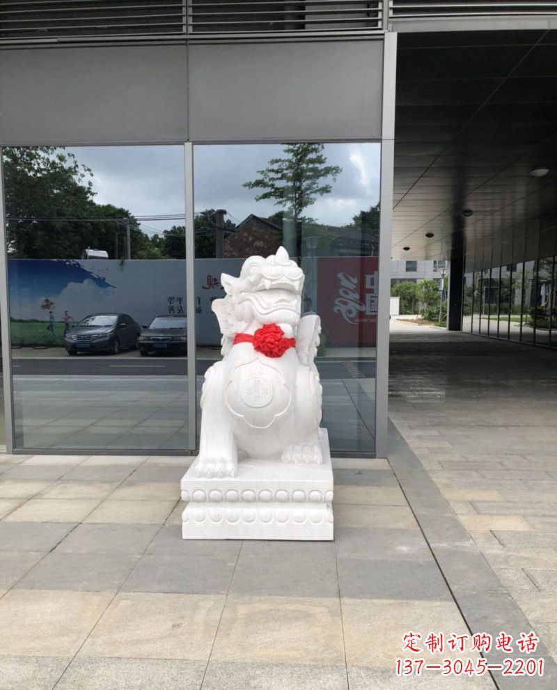 宁波汉白玉貔貅案例