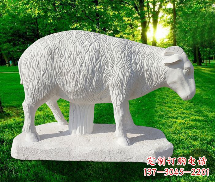 宁波高精度玉雕山羊石雕