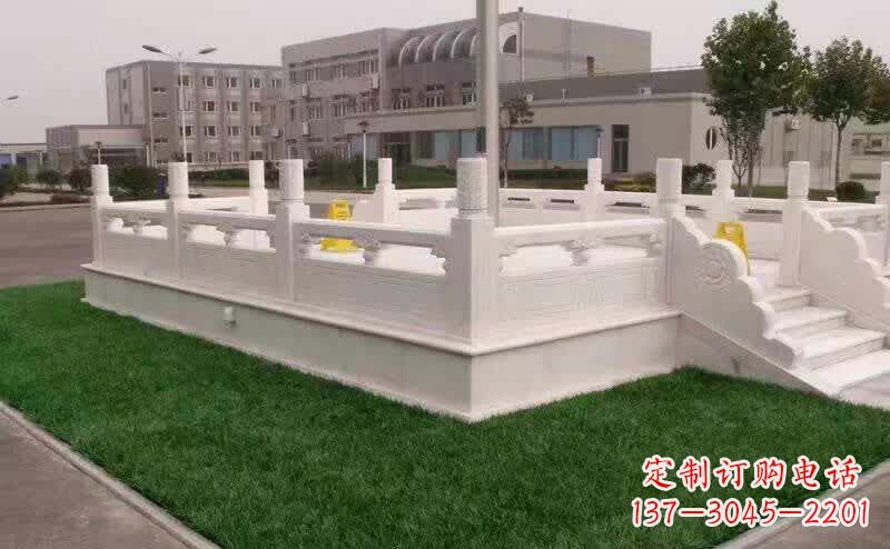 宁波汉白玉升旗台雕塑1