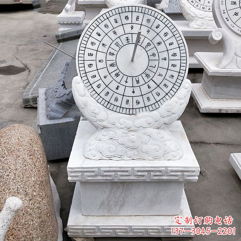 宁波汉白玉石雕日晷