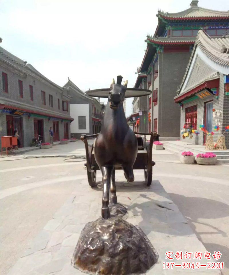 宁波艺术装点的汉代马车——马车铜雕