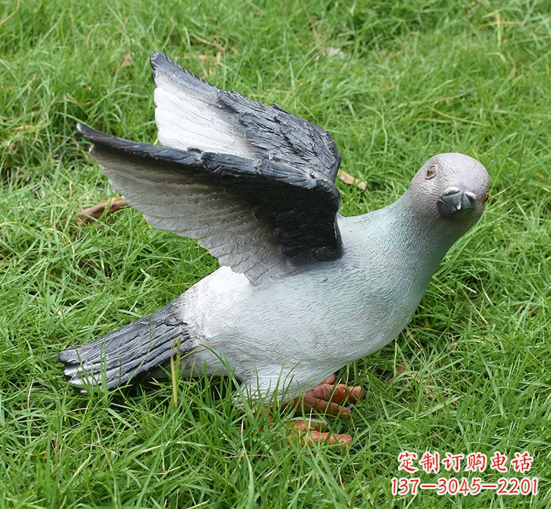宁波和平鸽雕塑：宣告世人的爱与和平