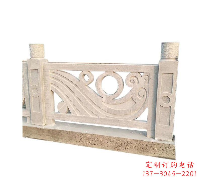 宁波精美石栏板雕塑,点缀河边桥梁的美丽