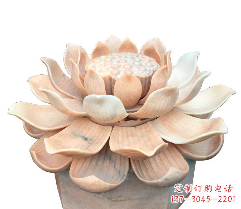 宁波荷花石雕