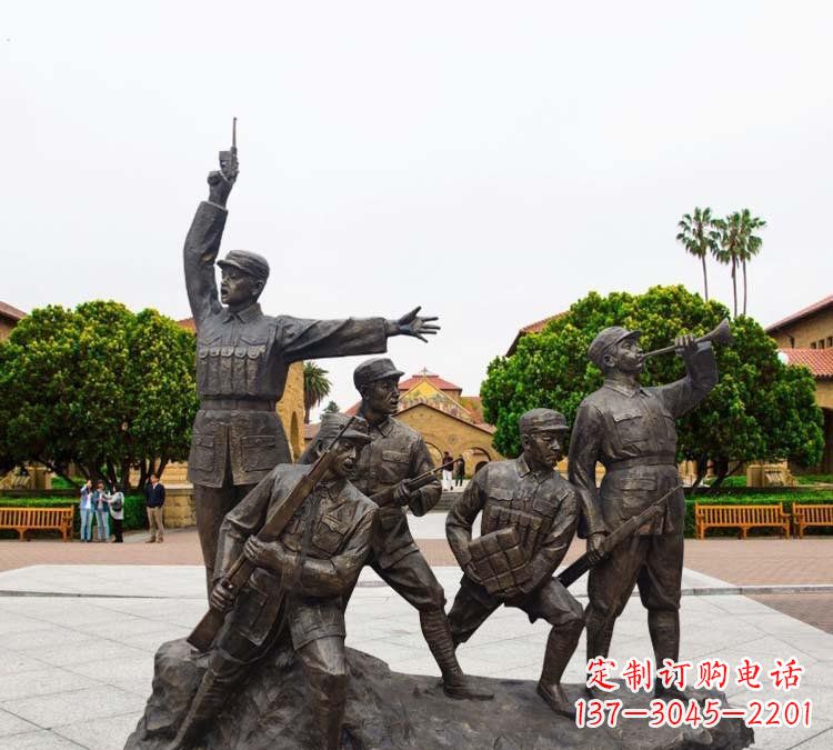 宁波铭记红军英勇|红军纪念雕塑