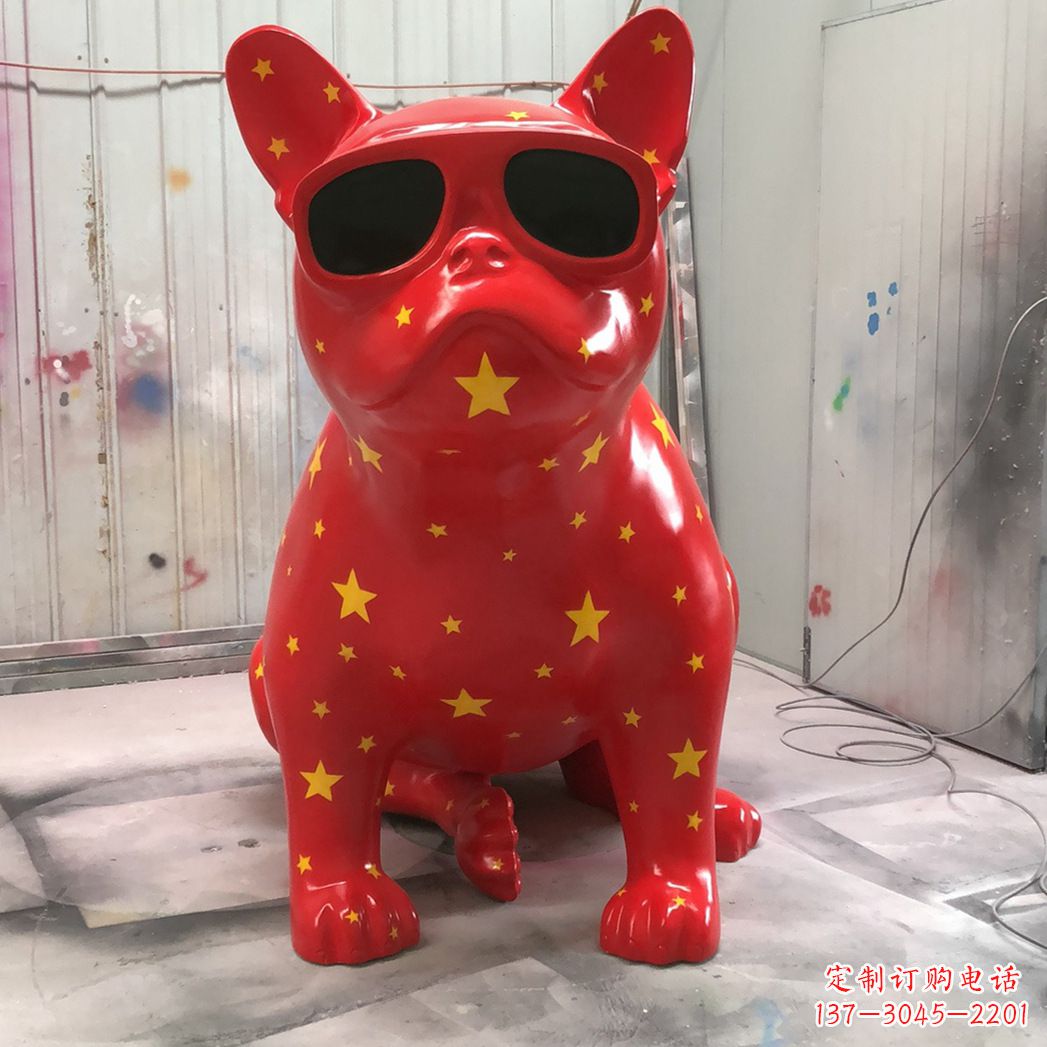 宁波玻璃钢材质精致的生肖雕塑