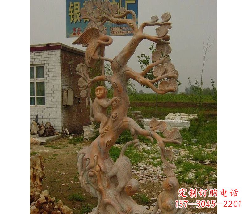 宁波优雅灵动的猴子石雕