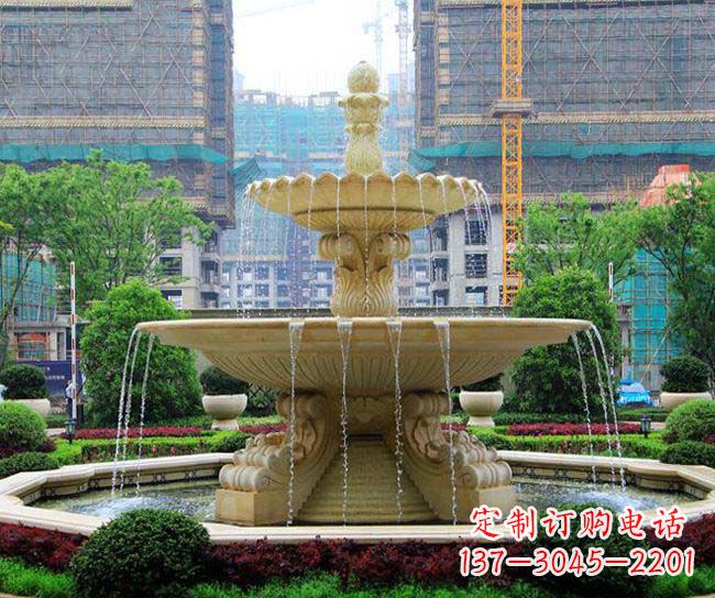 宁波多层次喷泉雕塑,为您带来清凉夏日
