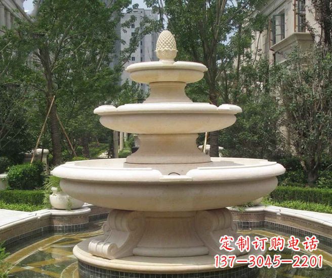 宁波丰富精美的喷泉石雕