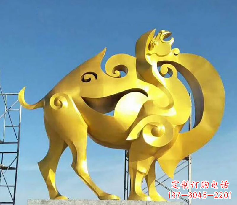 宁波户外骆驼雕塑