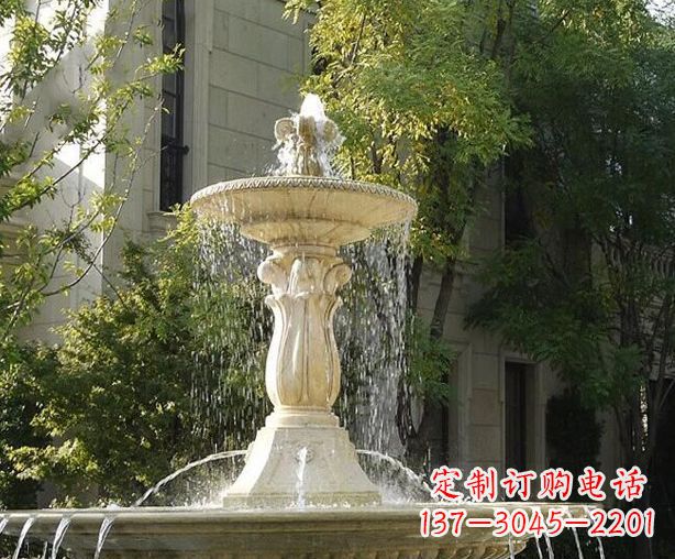 宁波户外石雕多层喷泉