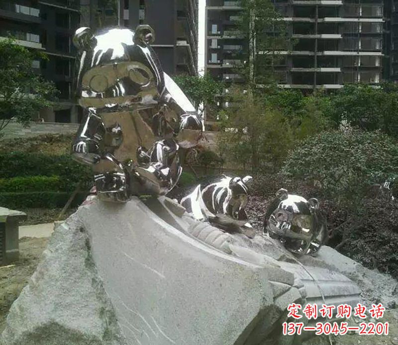 宁波户外熊猫雕塑