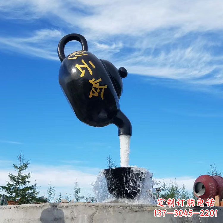 宁波户外悬空壶景观喷泉