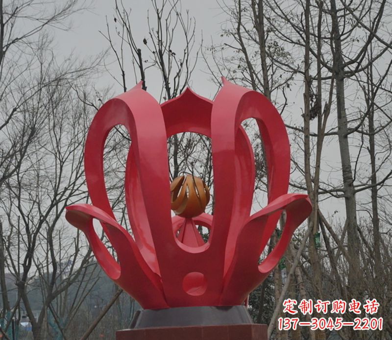 宁波户外紫荆花雕塑