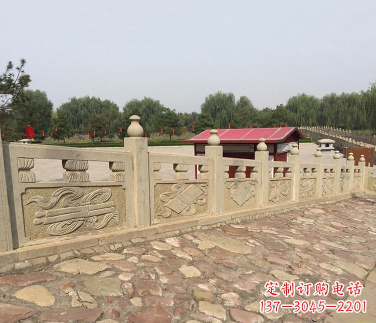 宁波护城河大理石栏板雕塑