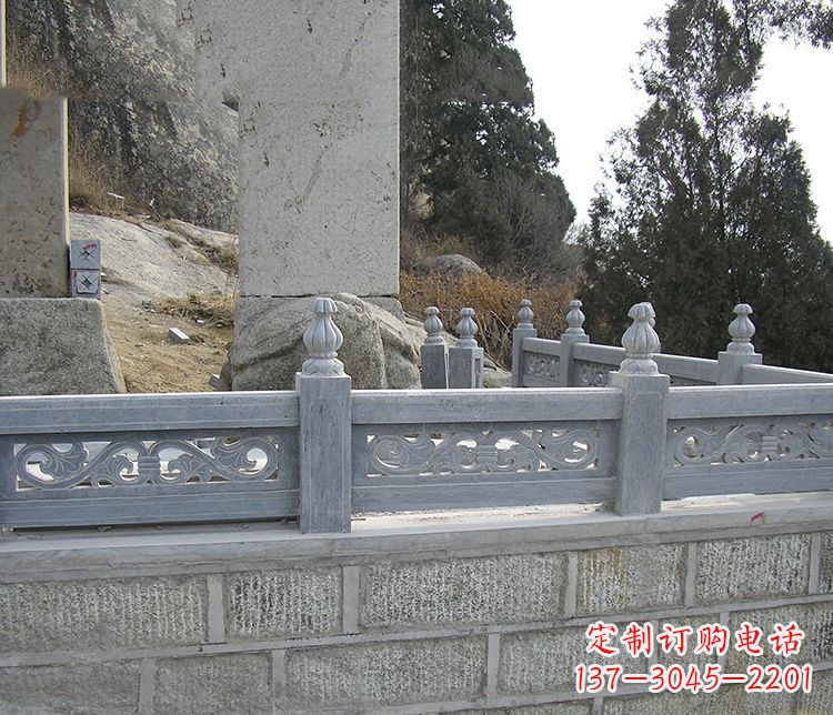 宁波护城河大理石栏板石雕_2