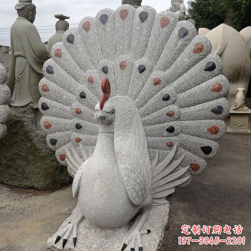宁波花岗岩孔雀雕塑——艺术与文化交融