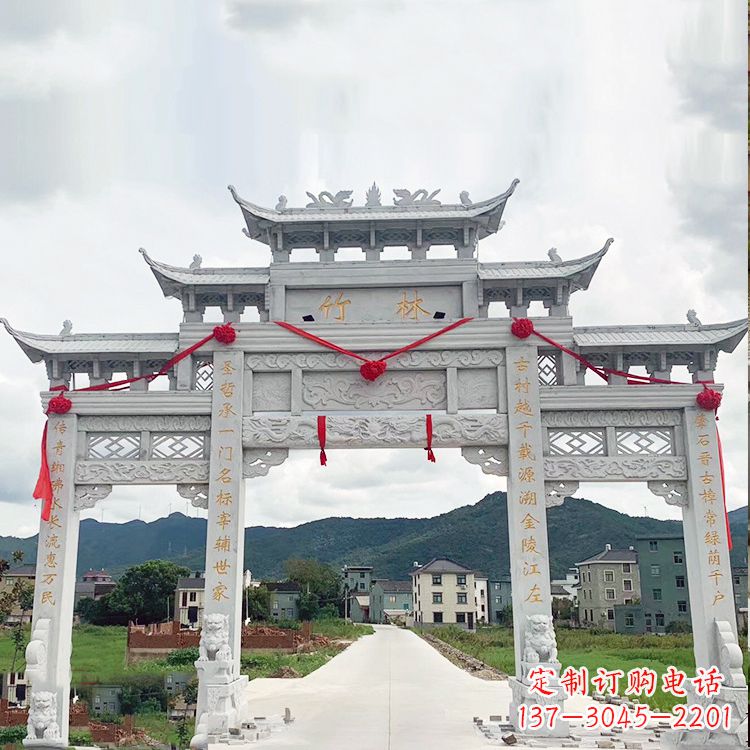 宁波花岗岩三门石牌坊