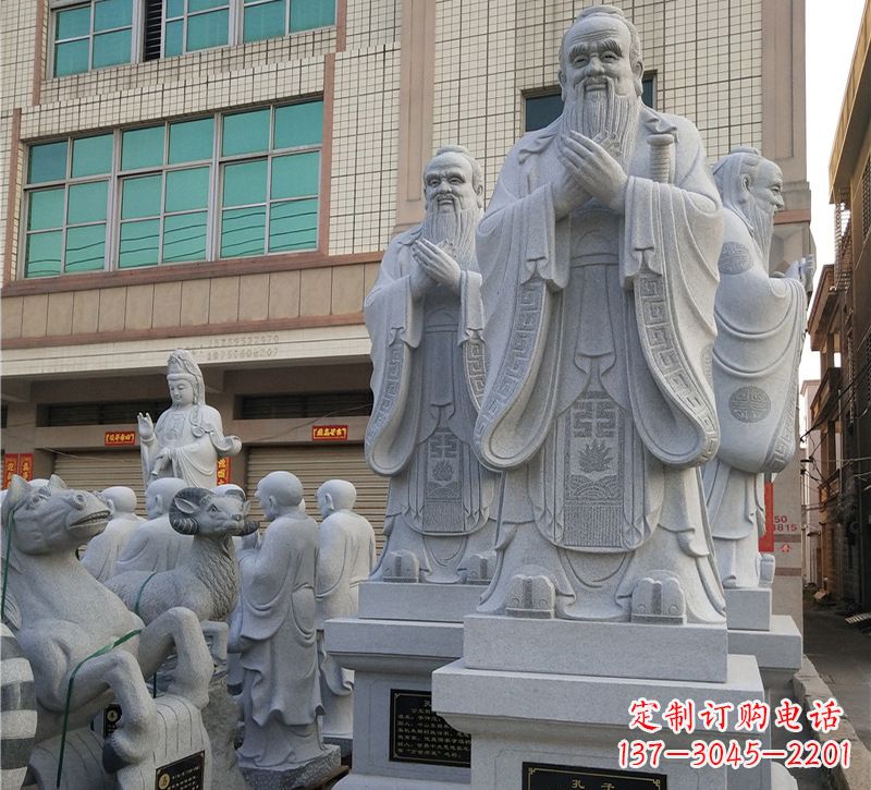 宁波华农孔子像,传承文明之美