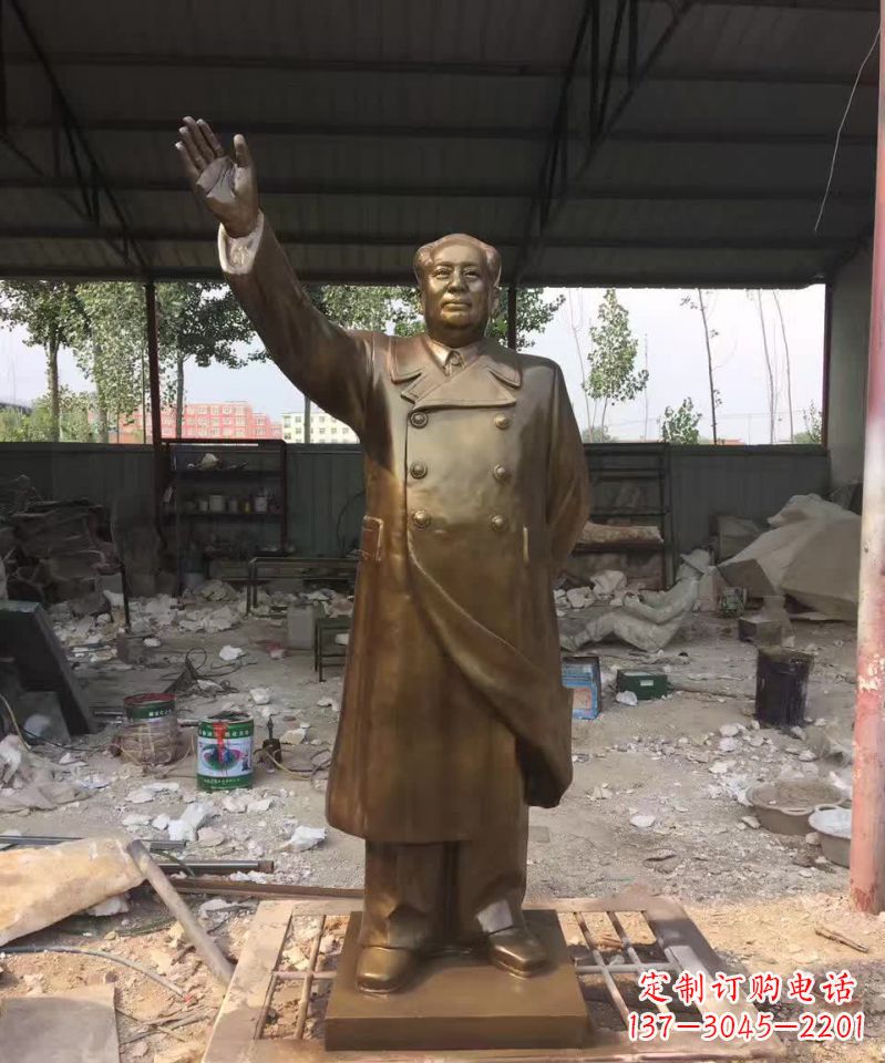 宁波挥手毛主席人物雕塑
