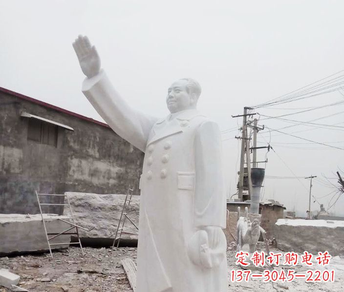 宁波挥手毛泽东伟人石雕 (2)