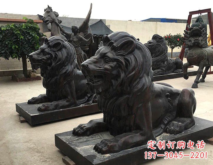 宁波汇丰铸铜狮子