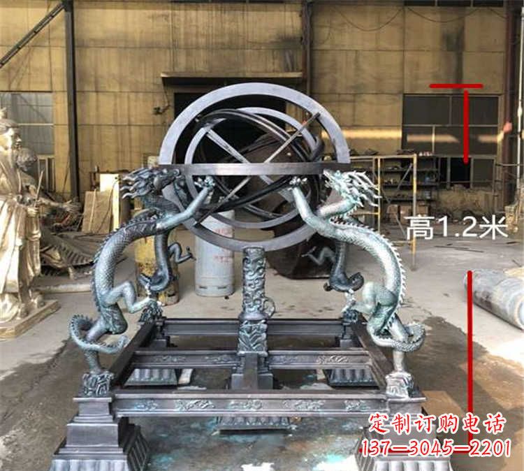 宁波浑天仪古代仪器校园景观雕塑