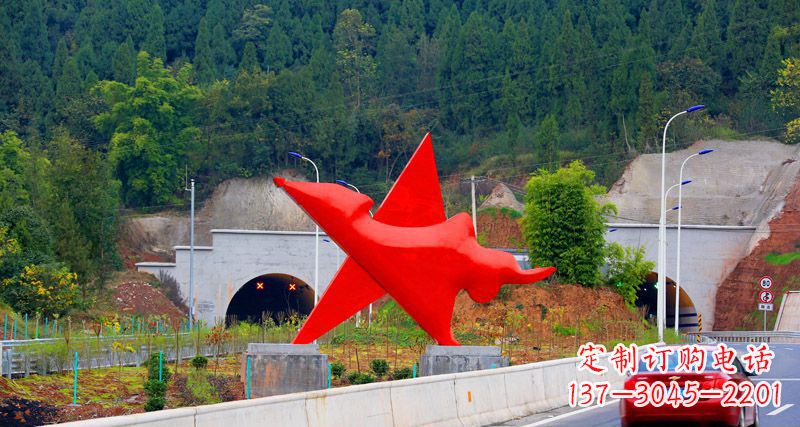 宁波不锈钢五角星雕塑——把美好变成珍藏
