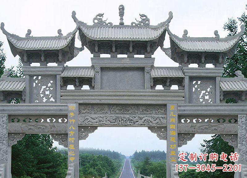 宁波追求完美的金昌石雕牌坊雕塑
