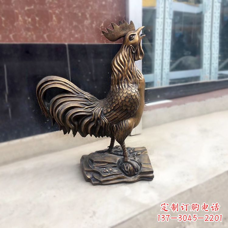 宁波中领雕塑出品的精美纯铜动物雕塑,是一款具…
