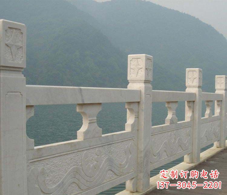 宁波中领雕塑:景区大理石栏板石雕
