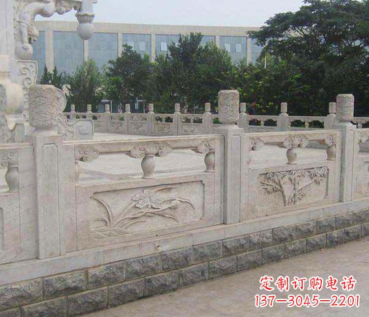 宁波景区大理石栏板石雕 (5)