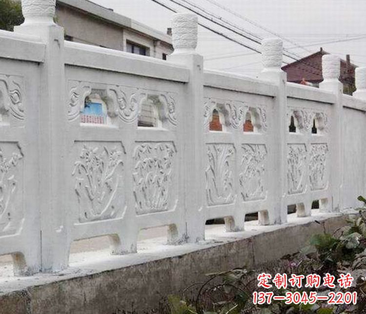 宁波优雅大理石栏板雕塑