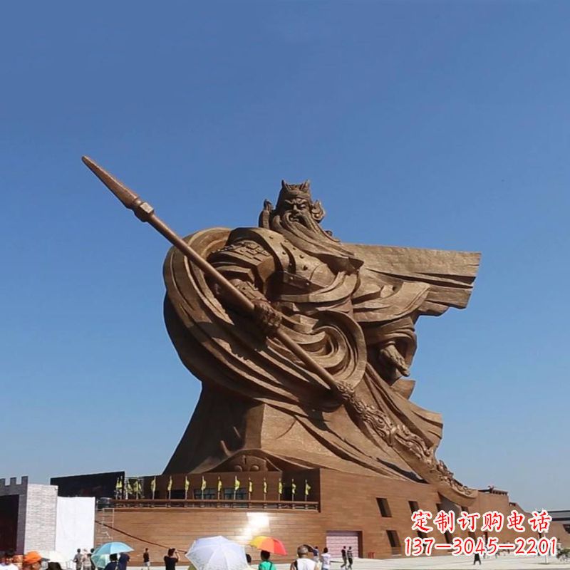 宁波精美大型历史名人关公铜雕