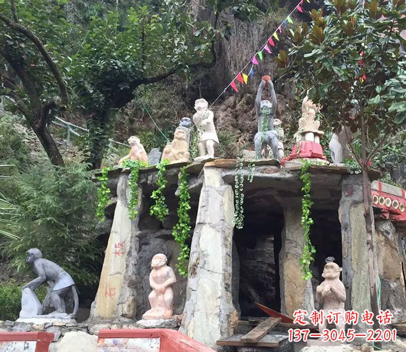 宁波中领雕塑:精美猴子石雕