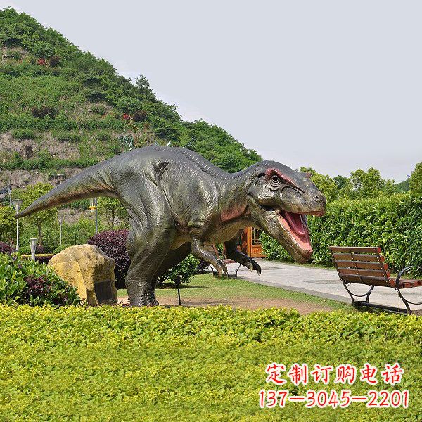 宁波精美玻璃钢制霸王龙雕塑